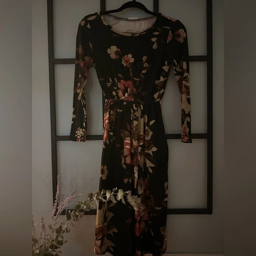 Reborn J floral maxi dress